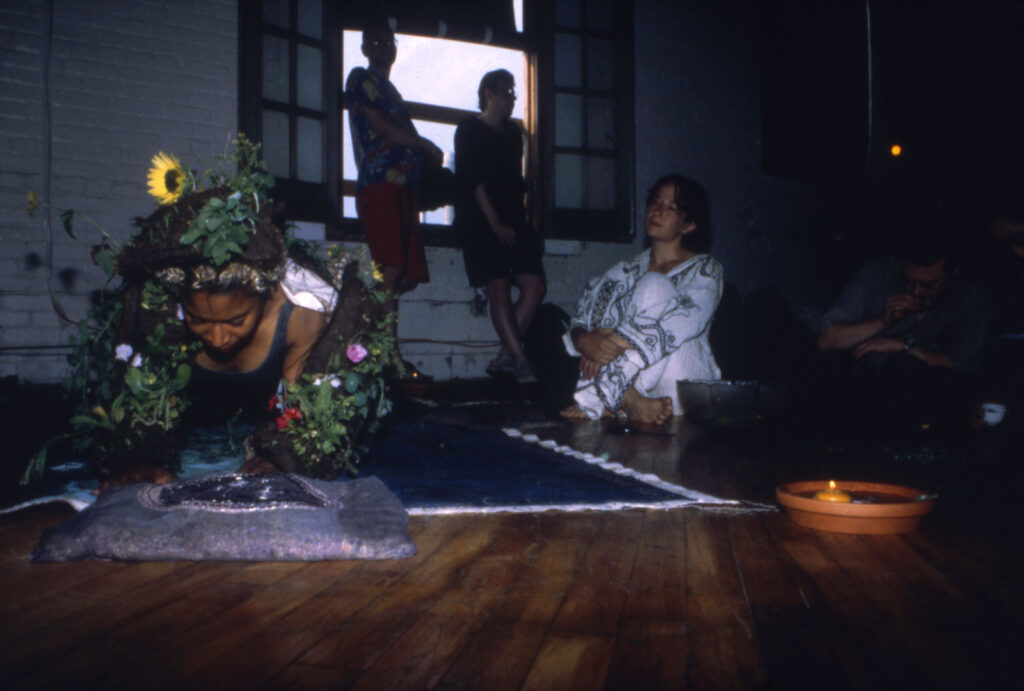 Anne-Marie Hood & Michelle Bakic performing …Of Necessity at 87 Wade Ave