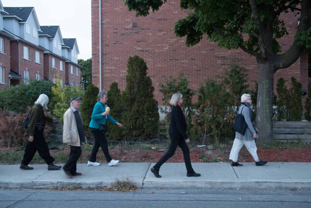 Elizabeth Chitty performing Daylighting Walks