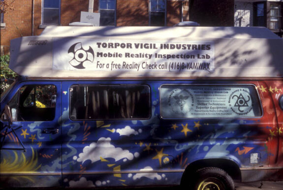 Steve Venright's Torpor Vigil Industries van (T. V. I. Reality Check)