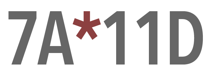 Logo: 7A*11D