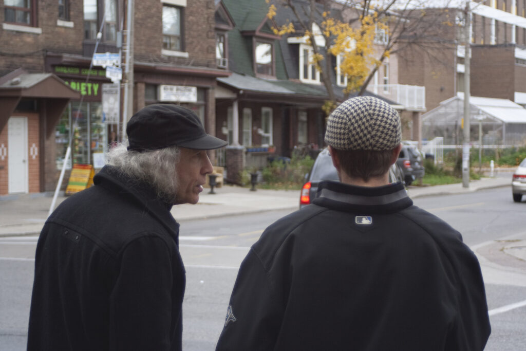 Michael Fernandes on the street, Doing Things with Strangers