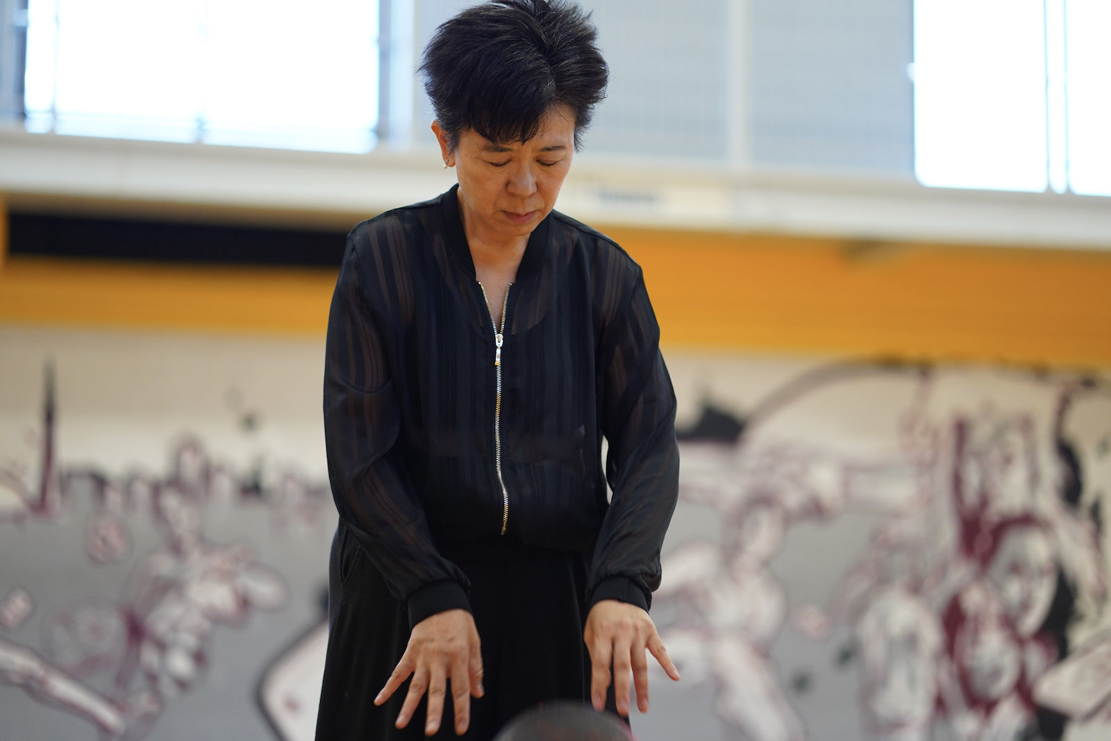 Sakiko Yamaoka performs Body Maintenance as part of KinesTHESES, 2019