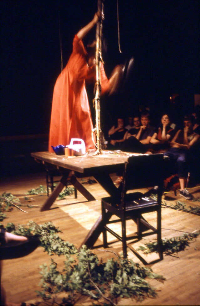 Rebecca Belmore performing For Dudley at Prognosis's TeratoidCabaret | Symptom Hall